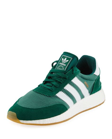 adidas men's green sneakers.